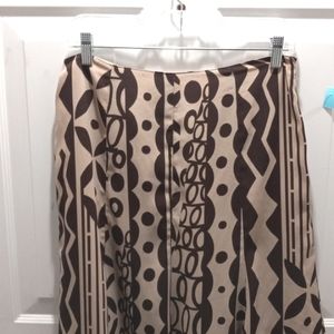 Molly & Maxx Sz 6 Graphic Lined maxi Skirt